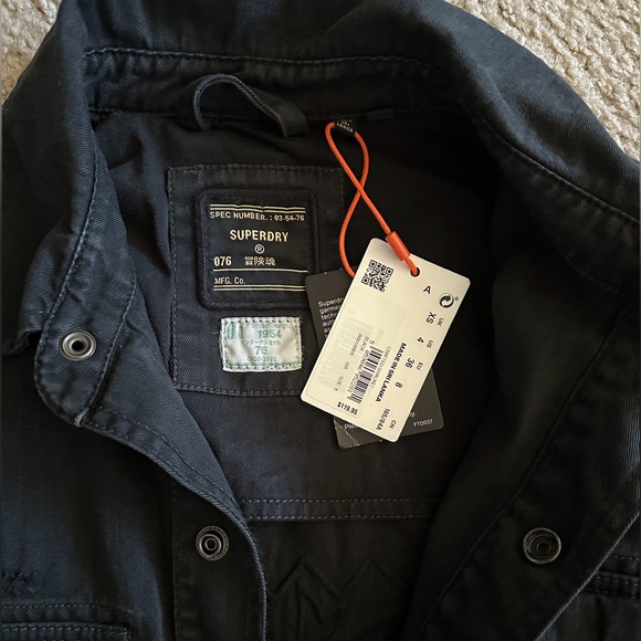 🆕SUPERDRY Crafted Overshirt - Picture 10 of 13